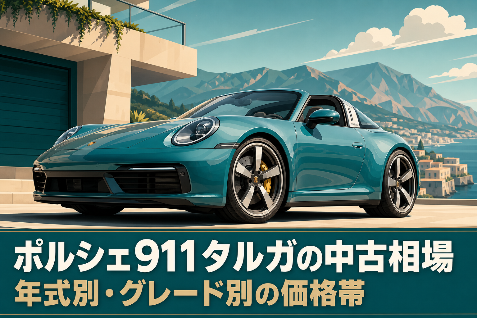 ポルシェ911タルガの中古相場|年式別・グレード別の価格帯
