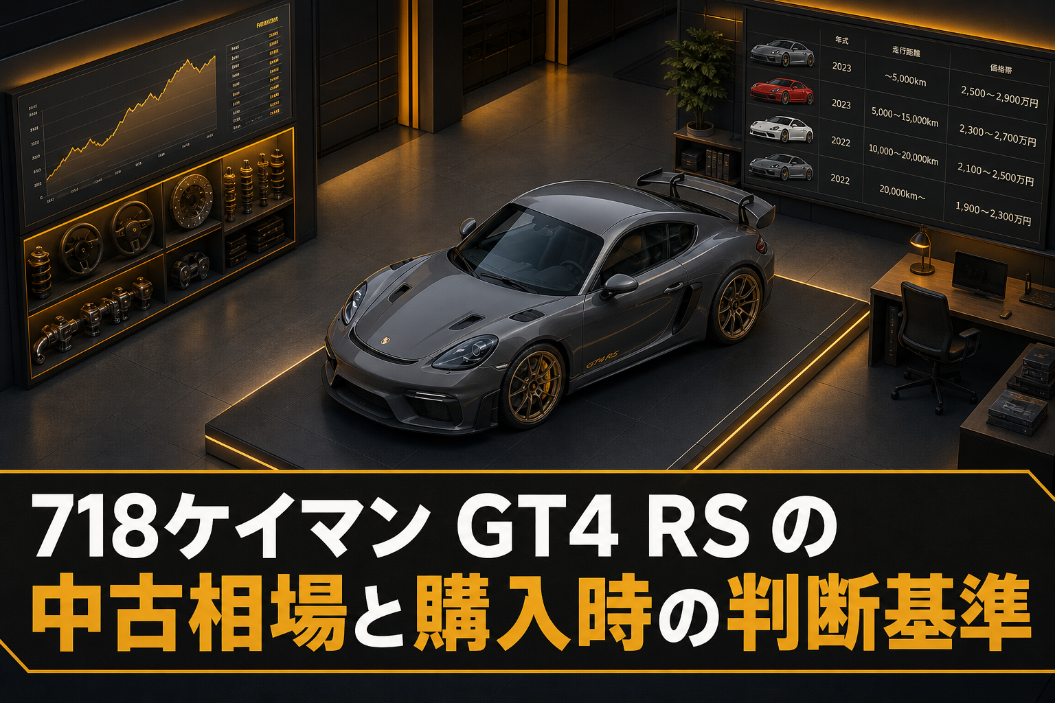 718ケイマン GT4 RS の中古相場と購入時の判断基準