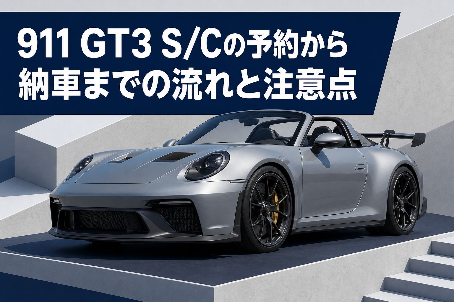 911 GT3 S/Cの予約から納車までの流れと注意点