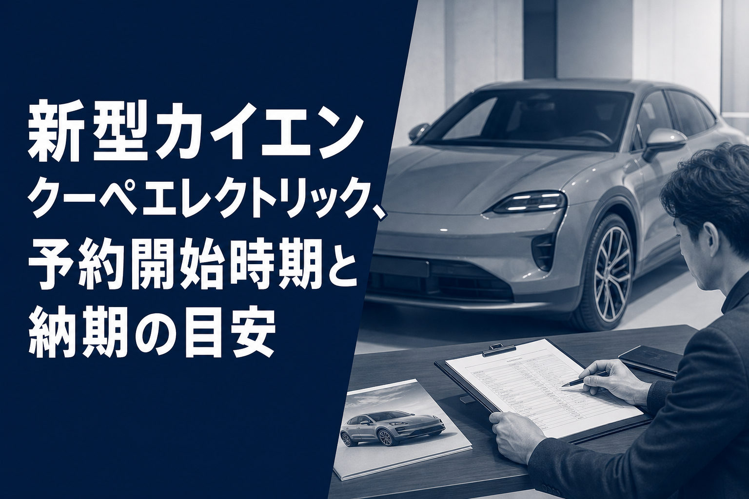 新型カイエンクーペ エレクトリック、予約開始時期と納期の目安