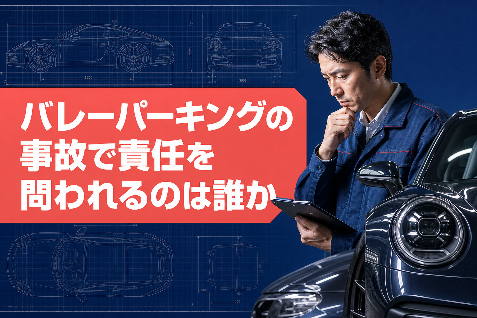 バレーパーキングの事故で責任を問われるのは誰か
